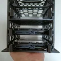 4 Bay 3.5" HDD Cage - Khung gắn 4 ổ cứng 3.5 inch - Thumbnail 5