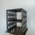 4 Bay 3.5" HDD Cage - Khung gắn 4 ổ cứng 3.5 inch - Thumbnail 6