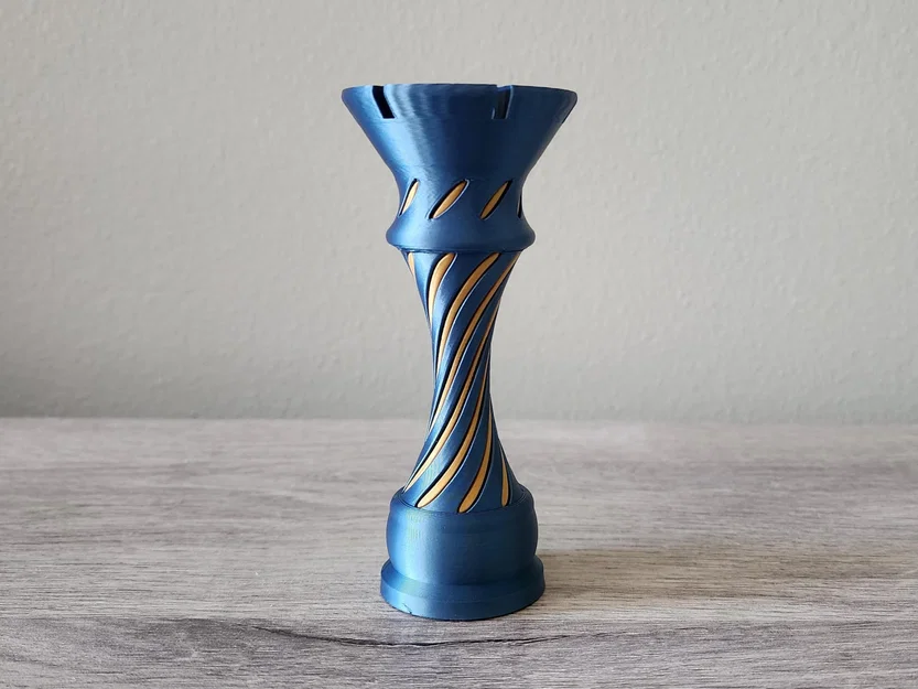 Mô hình quân Vua cờ vua xoắn ốc (King Chess Piece Impossible Passthrough) - Image 2
