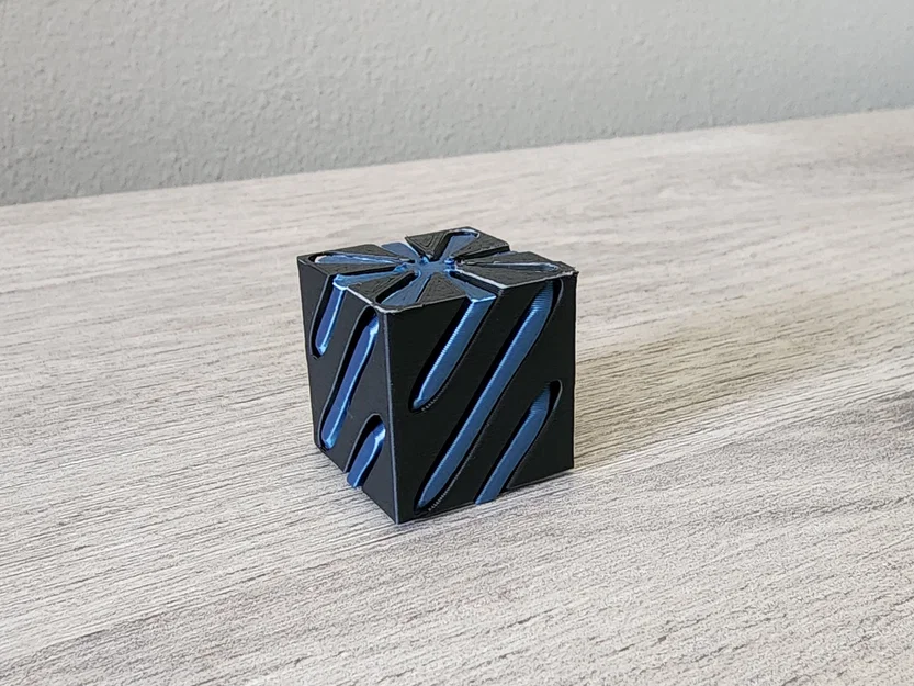 Mô hình 3D khối lập phương ma thuật Impossible Passthrough - Image 2