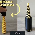 Mô hình đạn 50 cal Impossible Passthrough độc đáo in 3D - Thumbnail 1