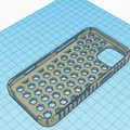 Ốp lưng iPhone 13 họa tiết tổ ong in 3D cực chất - Thumbnail 4