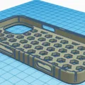 Ốp lưng iPhone 13 họa tiết tổ ong in 3D cực chất - Thumbnail 7