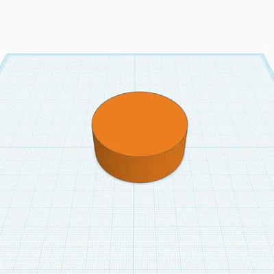 Mô hình quả bóng Hockey Puck 3D cho trò chơi Mini Hockey