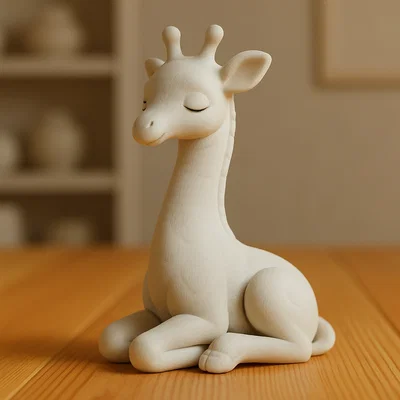 Mô hình Hươu Cao Cổ 3D (Giraffe) xinh xắn trang trí bàn học