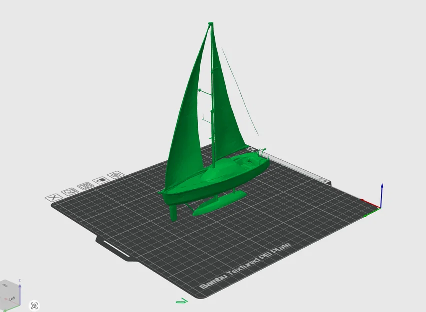 Mô hình du thuyền buồm (Sail Boat) trang trí nghệ thuật 3D - Image 4