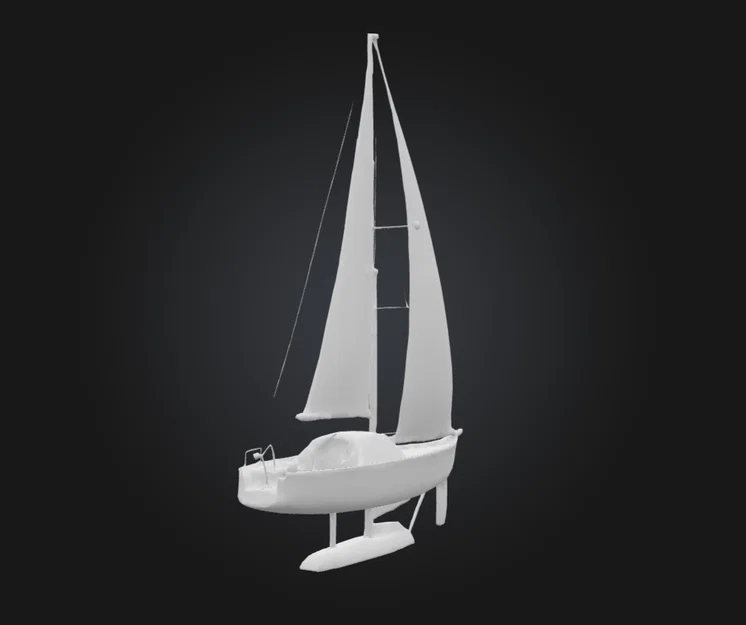 Mô hình du thuyền buồm (Sail Boat) trang trí nghệ thuật 3D - Image 5