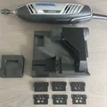 Bộ giá đỡ cắt thanh, ống và vít cho máy Dremel - Thumbnail 6