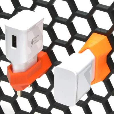Giá Đỡ Củ Sạc Phích Cắm Euro Cho Honeycomb Storage Wall - HSW USB