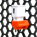 Giá Đỡ Củ Sạc Phích Cắm Euro Cho Honeycomb Storage Wall - HSW USB - Thumbnail 2