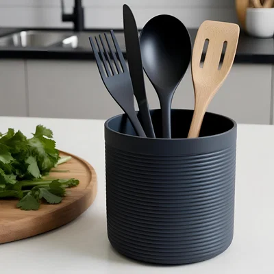 Ống đựng dụng cụ nhà bếp thiết kế kiểu gân hiện đại