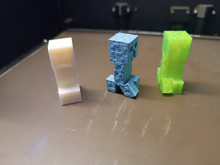 Mô hình 3D Creeper Minecraft trang trí bàn học độc đáo - Image 3