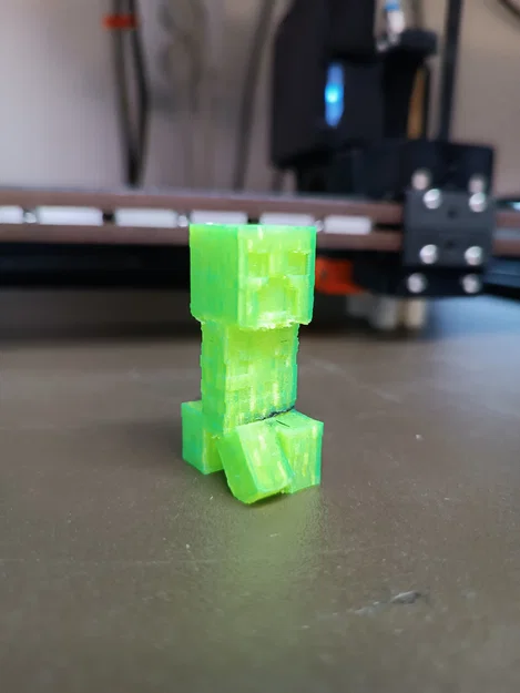 Mô hình 3D Creeper Minecraft trang trí bàn học độc đáo - Image 9