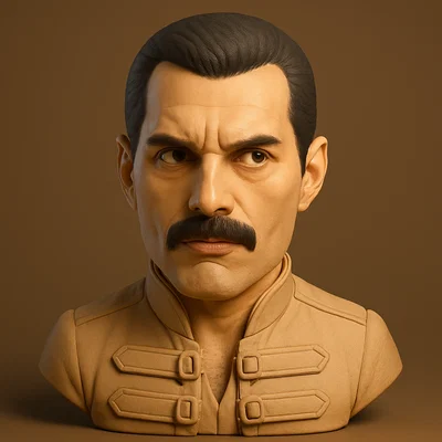 Mô hình tượng bán thân Freddie Mercury