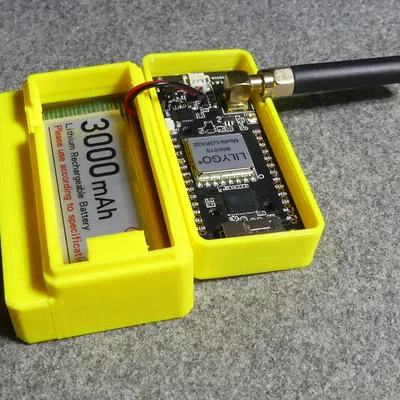 Vỏ in 3D cho Lilygo Lora32 T3 V1.6.1 kèm pin 3000mAh Meshtastic