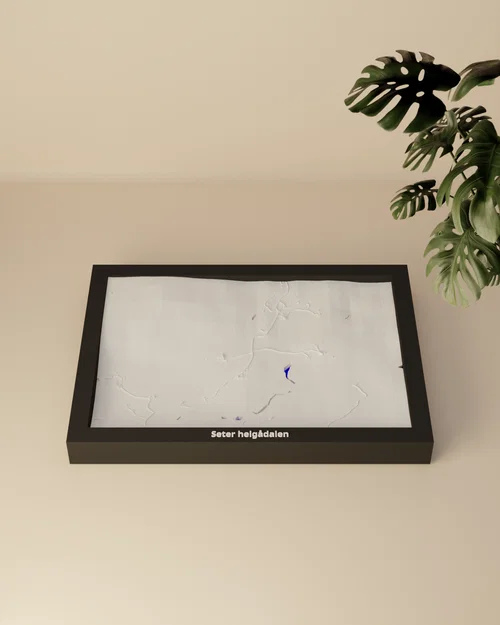Seter helgådalen, Na Uy - Mô hình thu nhỏ 3D - Image 3