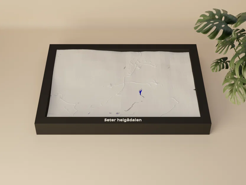 Seter helgådalen, Na Uy - Mô hình thu nhỏ 3D - Image 4