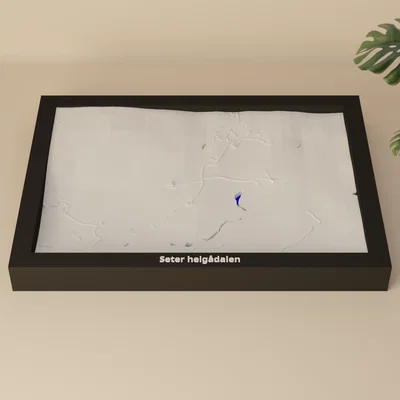 Seter helgådalen, Na Uy - Mô hình thu nhỏ 3D