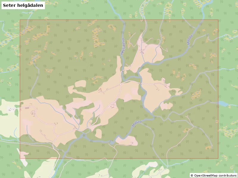 Seter helgådalen, Na Uy - Mô hình thu nhỏ 3D - Image 8