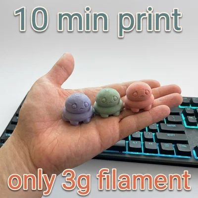 Sinh Vật Blob Buồn Bã – Mô Hình Mini Đáng Yêu