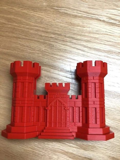 Khay đựng danh thiếp lâu đài US Army Engineer Corps in 3D - Image 1