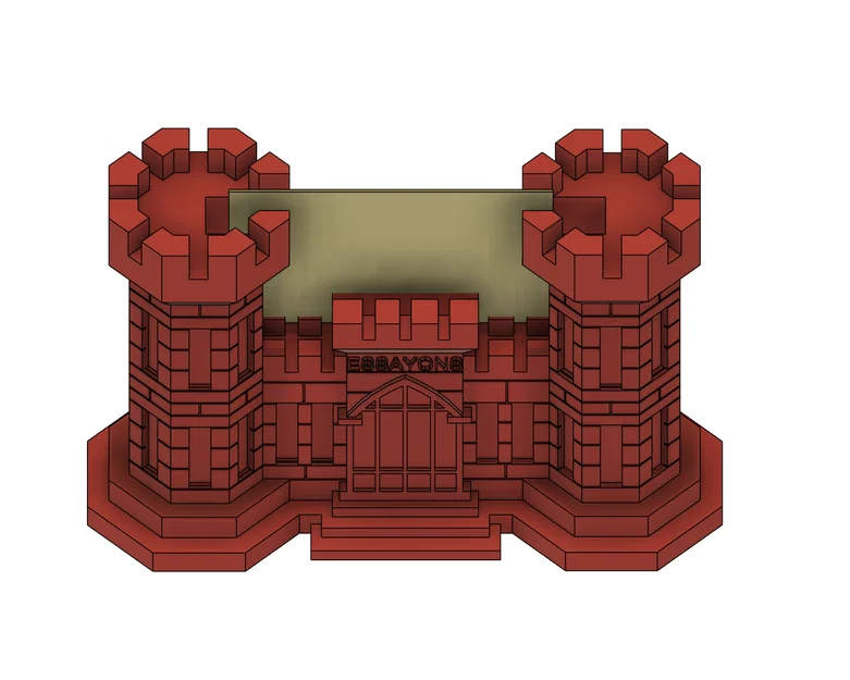 Khay đựng danh thiếp lâu đài US Army Engineer Corps in 3D - Image 2