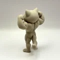 Beefy Cat - Mô hình mèo lực sĩ siêu ngầu - Thumbnail 2