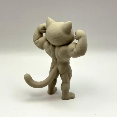 Beefy Cat - Mô hình mèo lực sĩ siêu ngầu