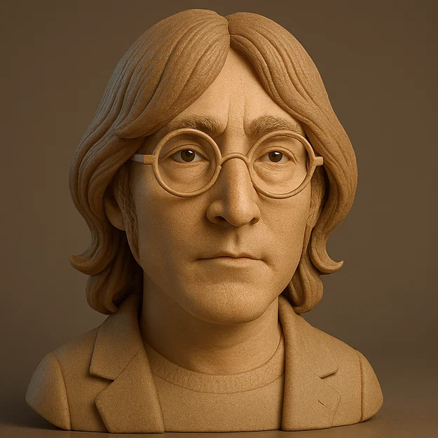 Mô hình 3D John Lennon - Image 1