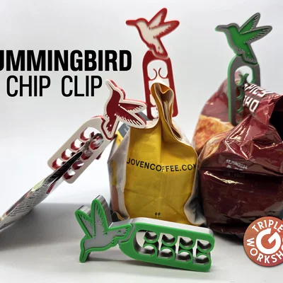Kẹp túi thực phẩm Hummingbird Chip Clip - Thiết kế không khớp nối