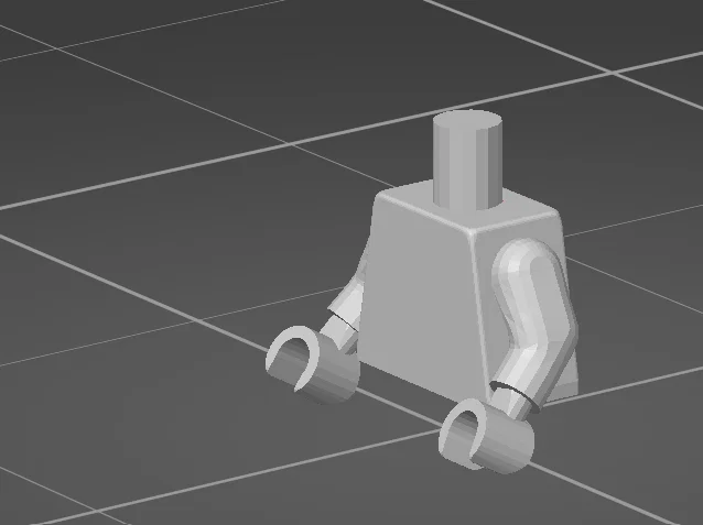 Mô hình thân người Lego Minifigure in 3D độc đáo - Image 1