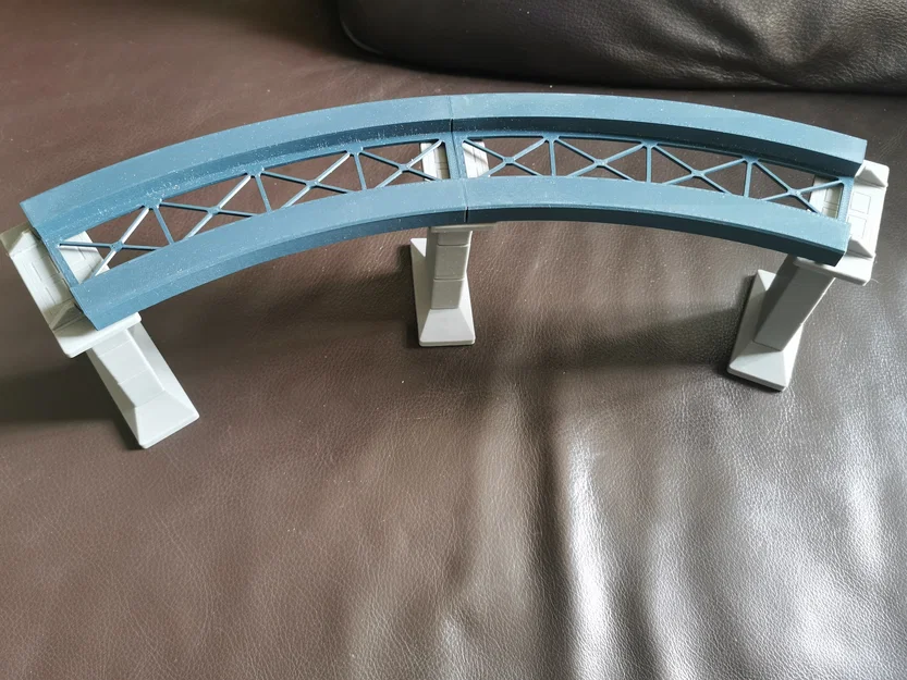 Thanh đỡ ray Märklin H0 R1-30° (dạng module - 1 chi tiết) - Image 4