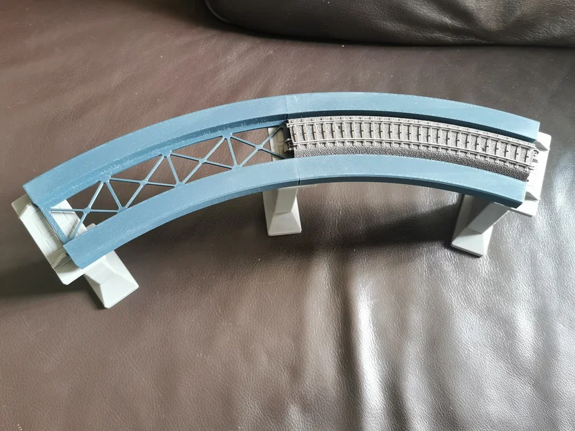 Thanh đỡ ray Märklin H0 R1-30° (dạng module - 1 chi tiết) - Image 5