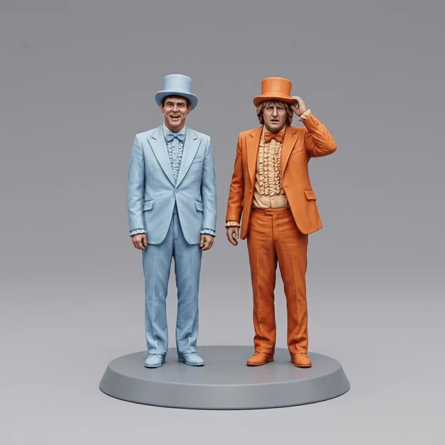 Mô hình 3D Dumb and Dumber 1994 trang trí độc đáo cho người hâm mộ - Image 1