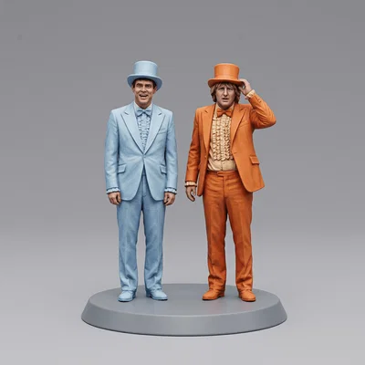 Mô hình 3D Dumb and Dumber 1994 trang trí độc đáo cho người hâm mộ