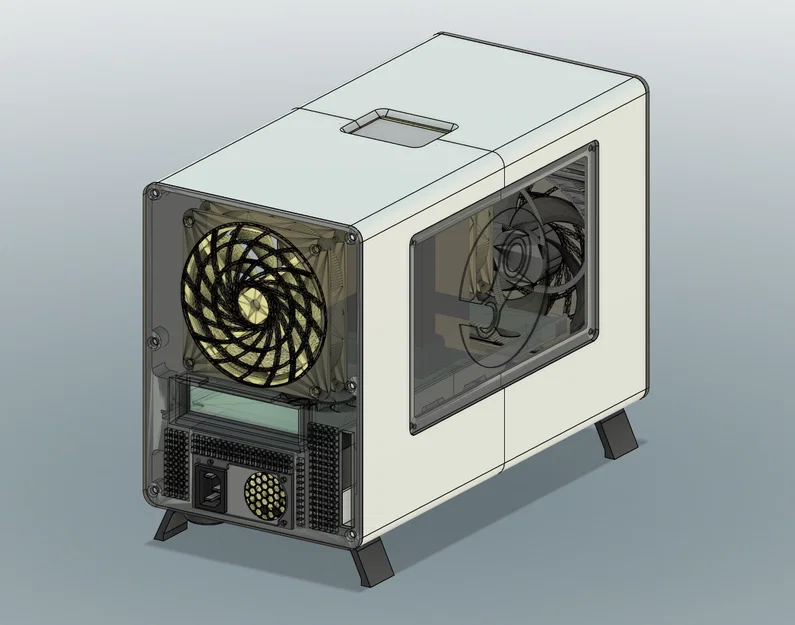 Case BC-250 yên tĩnh – hỗ trợ tower cooler DeepCool (có màn hình Digital) - Image 7