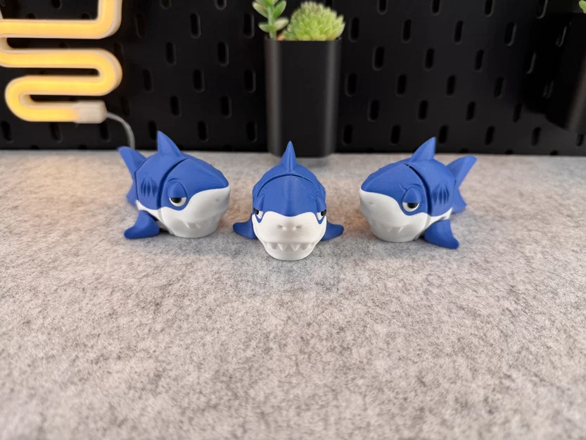 Mô hình Cá Mập Khớp Nối Siêu Cute - Image 3