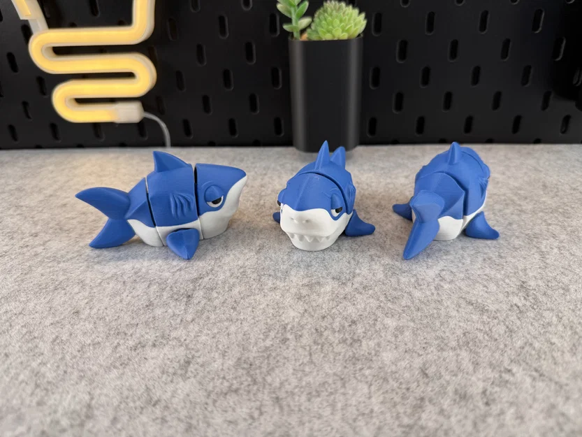 Mô hình Cá Mập Khớp Nối Siêu Cute - Image 4