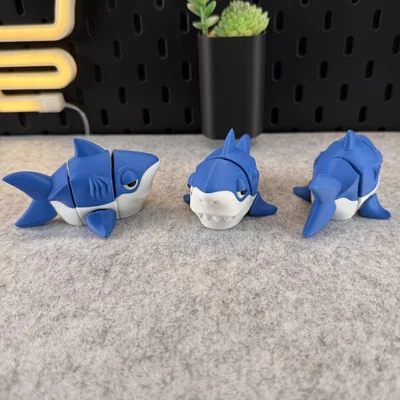 Mô hình Cá Mập Khớp Nối Siêu Cute