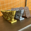 Cúp lưu niệm cầu lông (Badminton trophy) in 3D độc đáo - Thumbnail 1