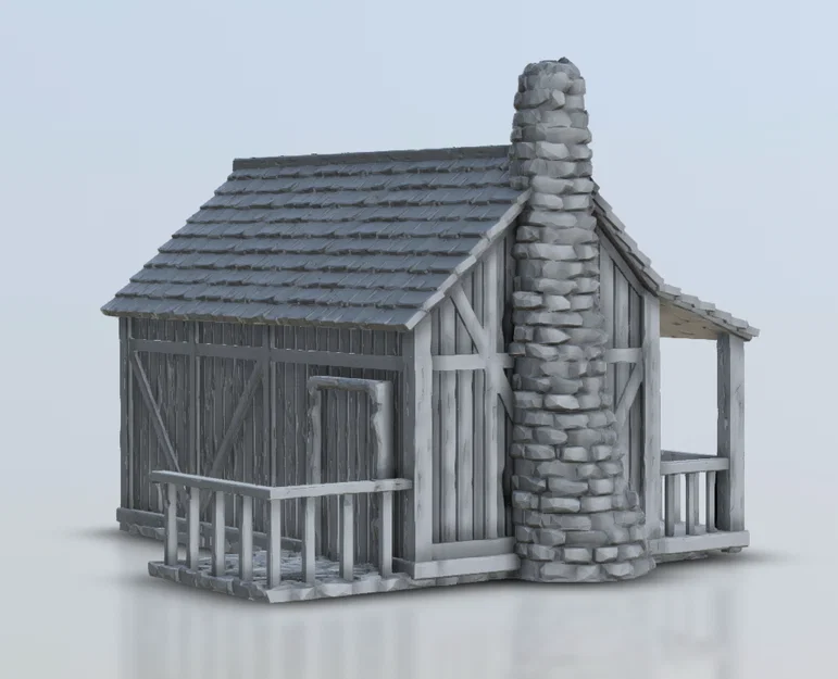 Nhà Gỗ Cho Wargaming Tỷ Lệ 28mm - Image 4