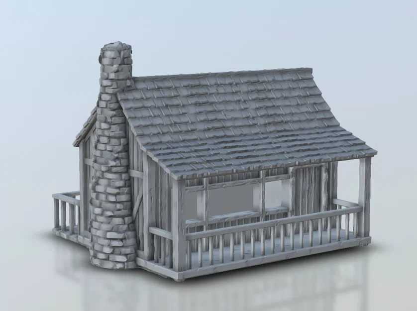 Nhà Gỗ Cho Wargaming Tỷ Lệ 28mm - Image 5
