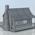 Nhà Gỗ Cho Wargaming Tỷ Lệ 28mm - Thumbnail 5