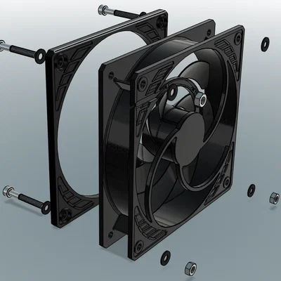 Inlet Spacer cho quạt Arctic P12 120x25mm