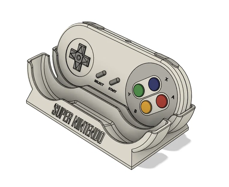 Giá đỡ tay cầm chơi game SNES cổ điển - In 3D tiện lợi - Image 1