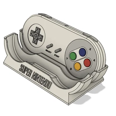Giá đỡ tay cầm chơi game SNES cổ điển - In 3D tiện lợi