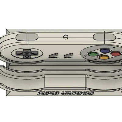 Giá đỡ tay cầm chơi game SNES cổ điển - In 3D tiện lợi