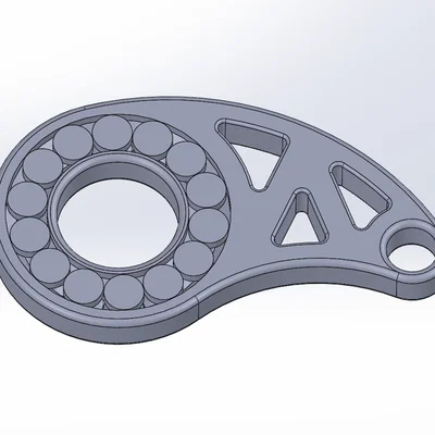 Keychain Spinner - Móc Khóa Xoay In 3D