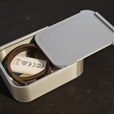 Slide Box 7x5x2 cm: Hộp đựng đồ thông minh, in 3D cực nhanh