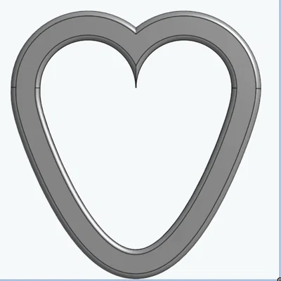 Khuôn cắt bánh quy trái tim